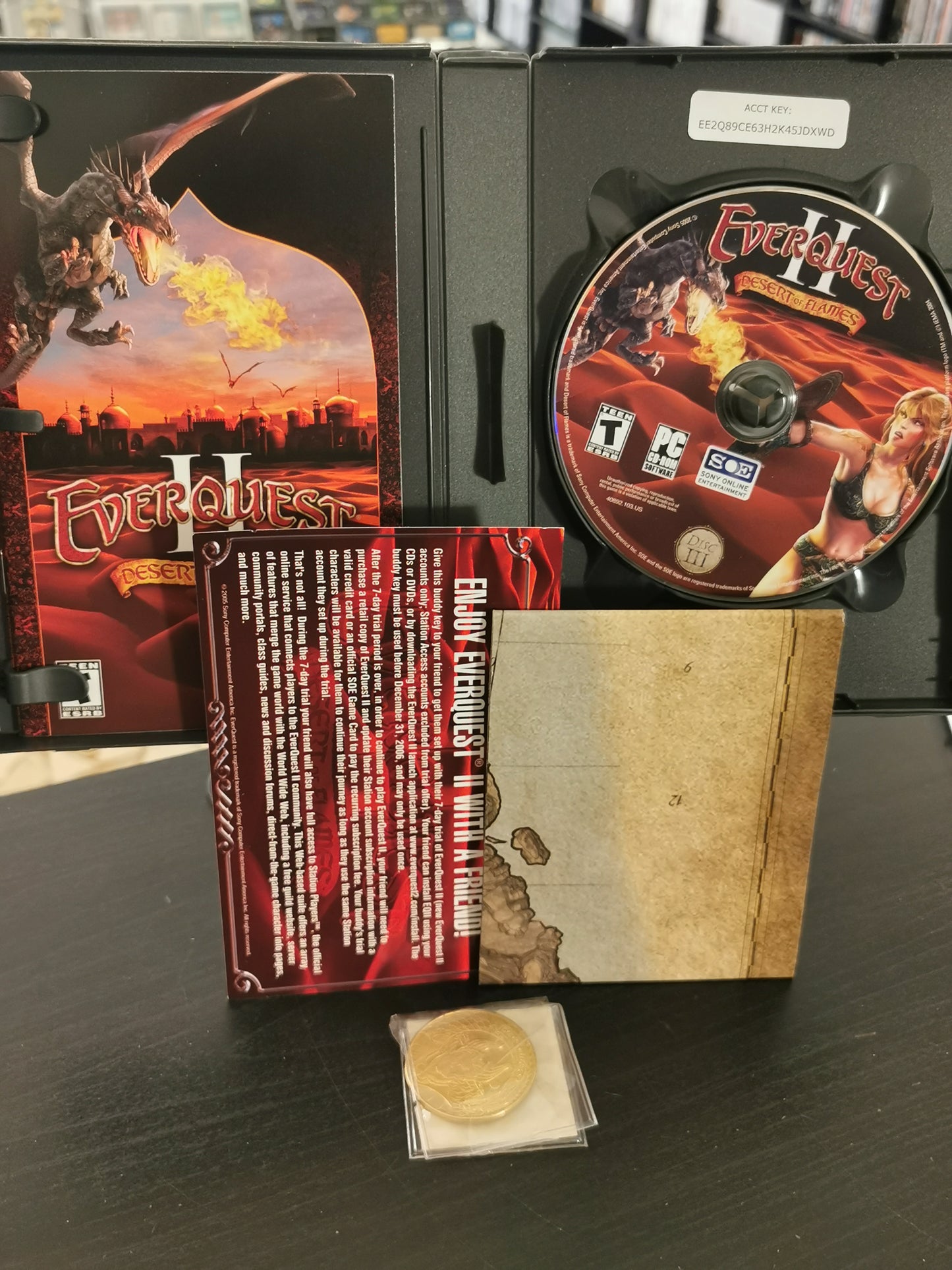 EverQuest II: Desert of Flames (PC) Collectors Series Coin