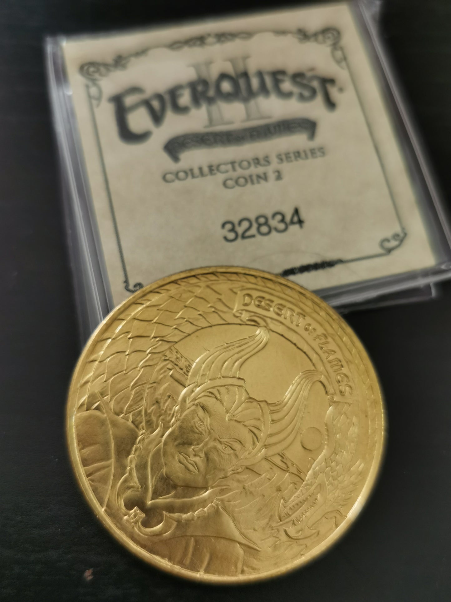 EverQuest II: Desert of Flames (PC) Collectors Series Coin