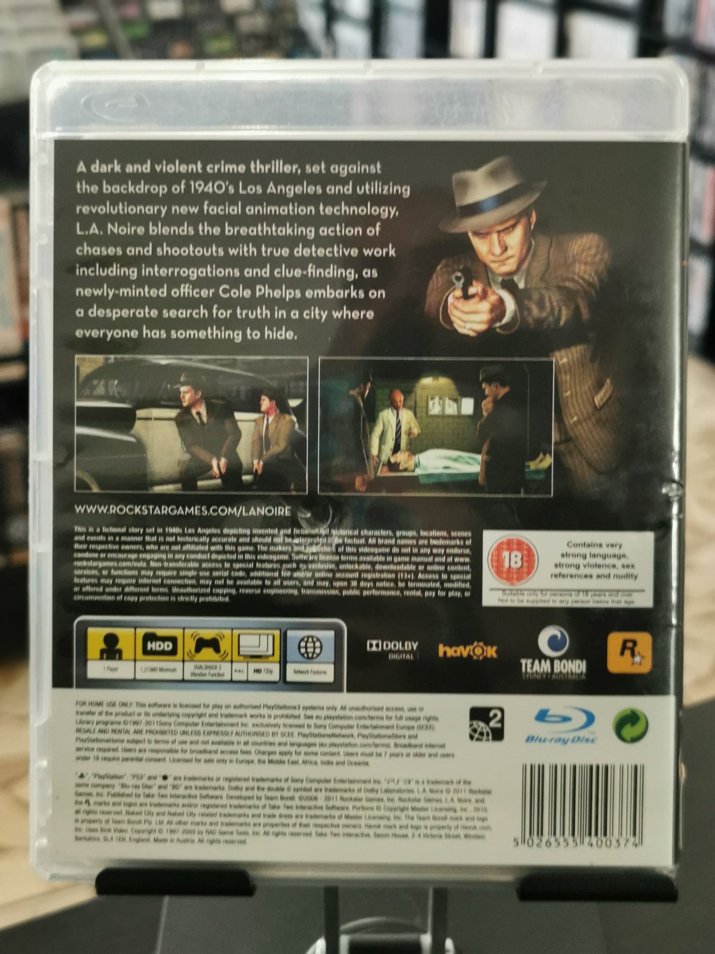 L.A. Noire (PS3) - UK