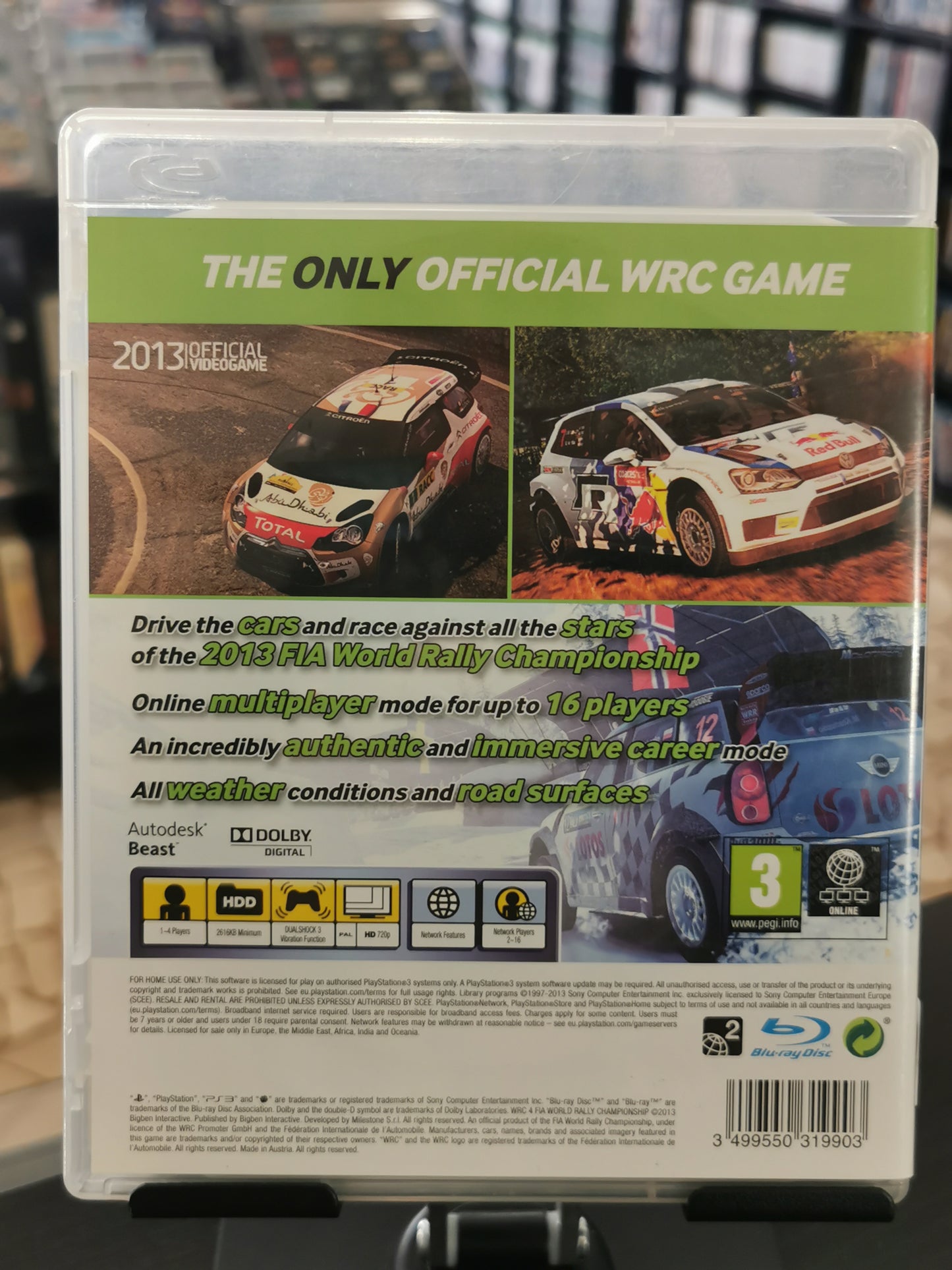 WRC 4 FIA World Rally Championship (PS3) - Uk
