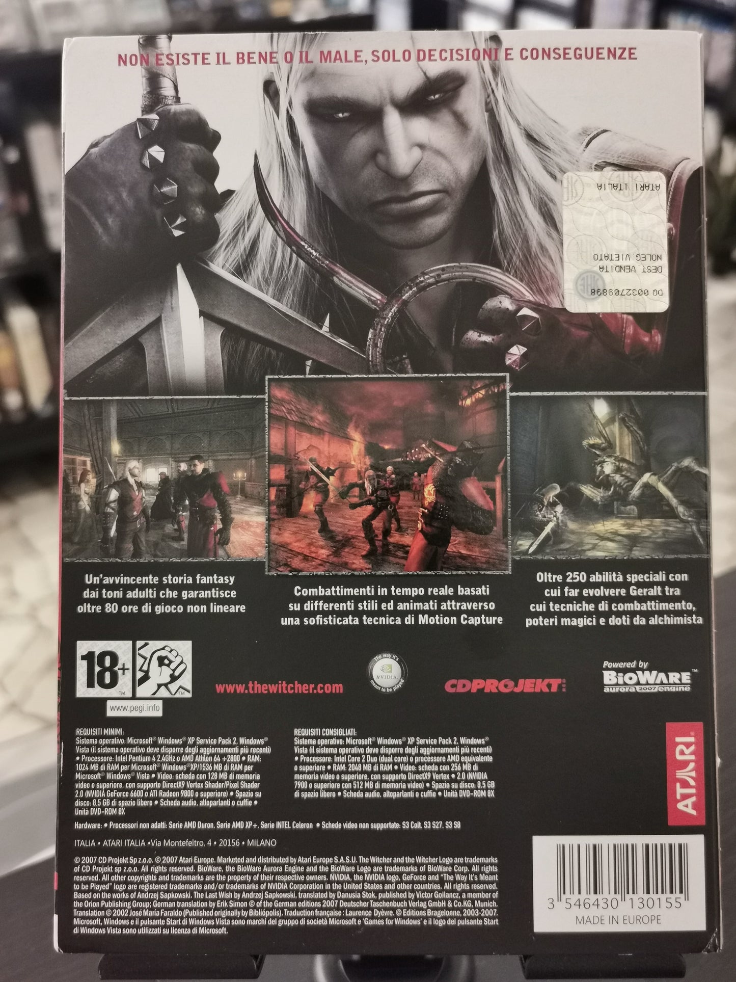 The Witcher (PC) – Con sovracopertina