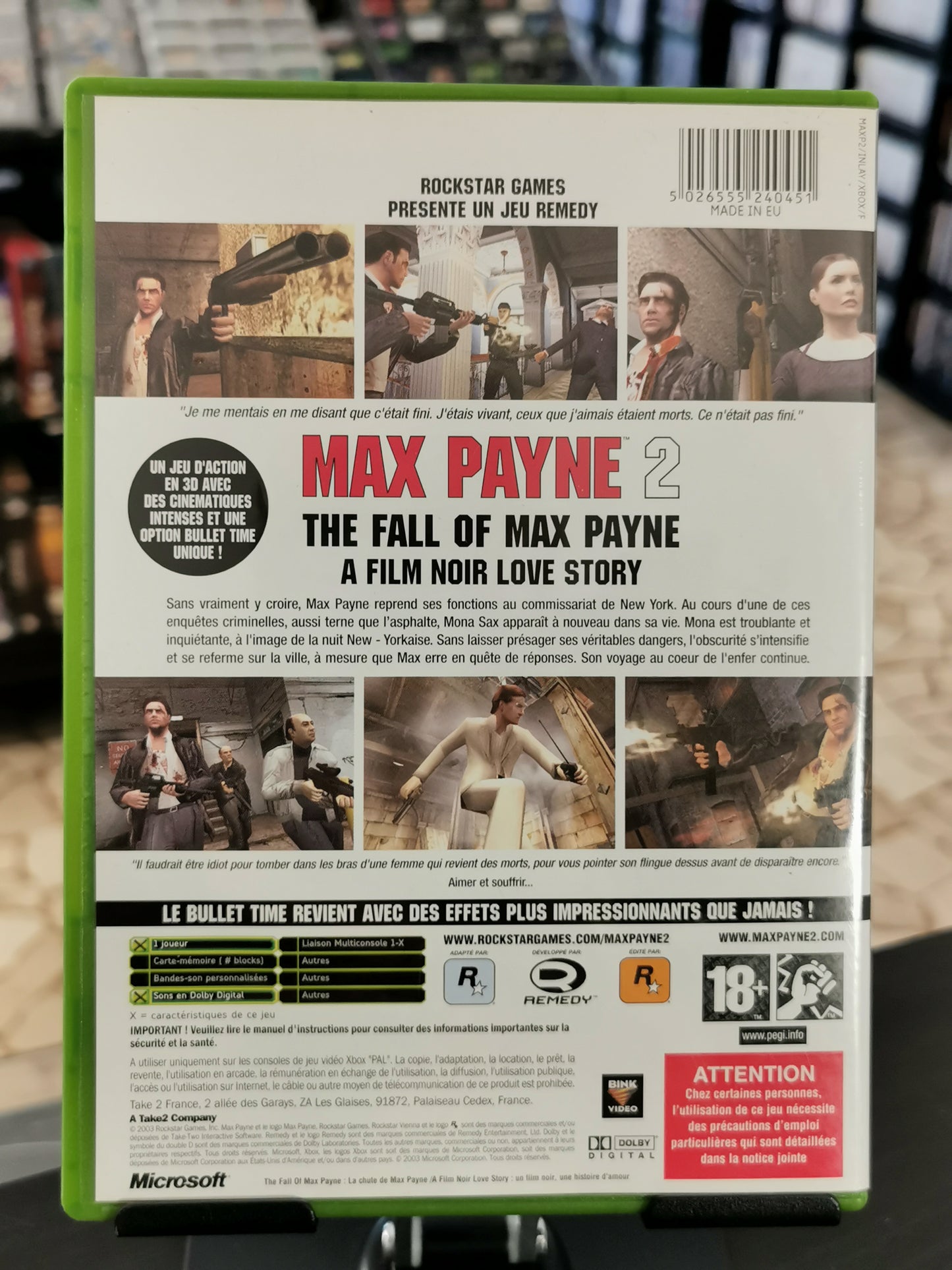 Max Payne 2: The Fall of Max Payne (XBOX)