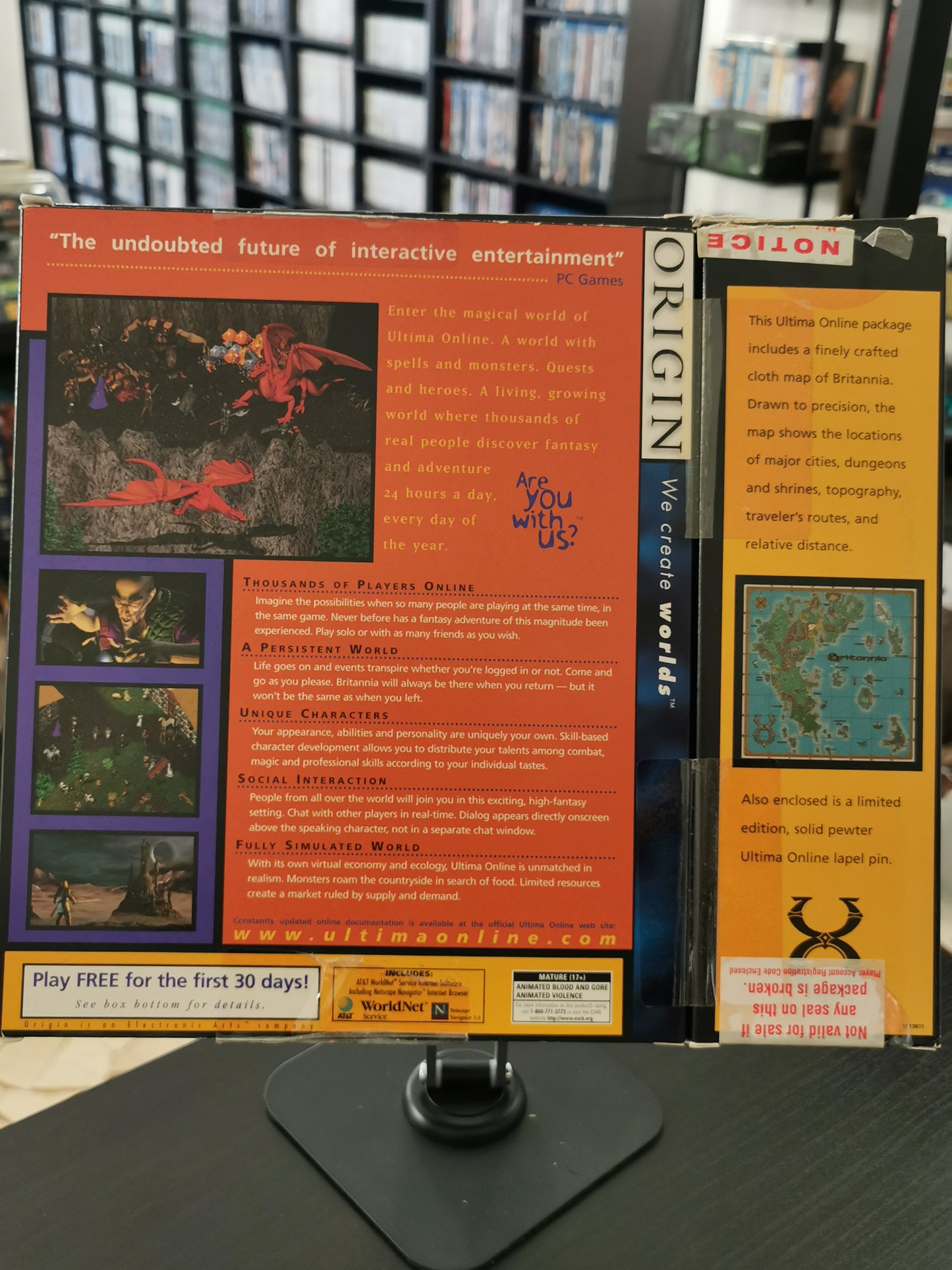 Ultima Online (PC) Big Box Origin