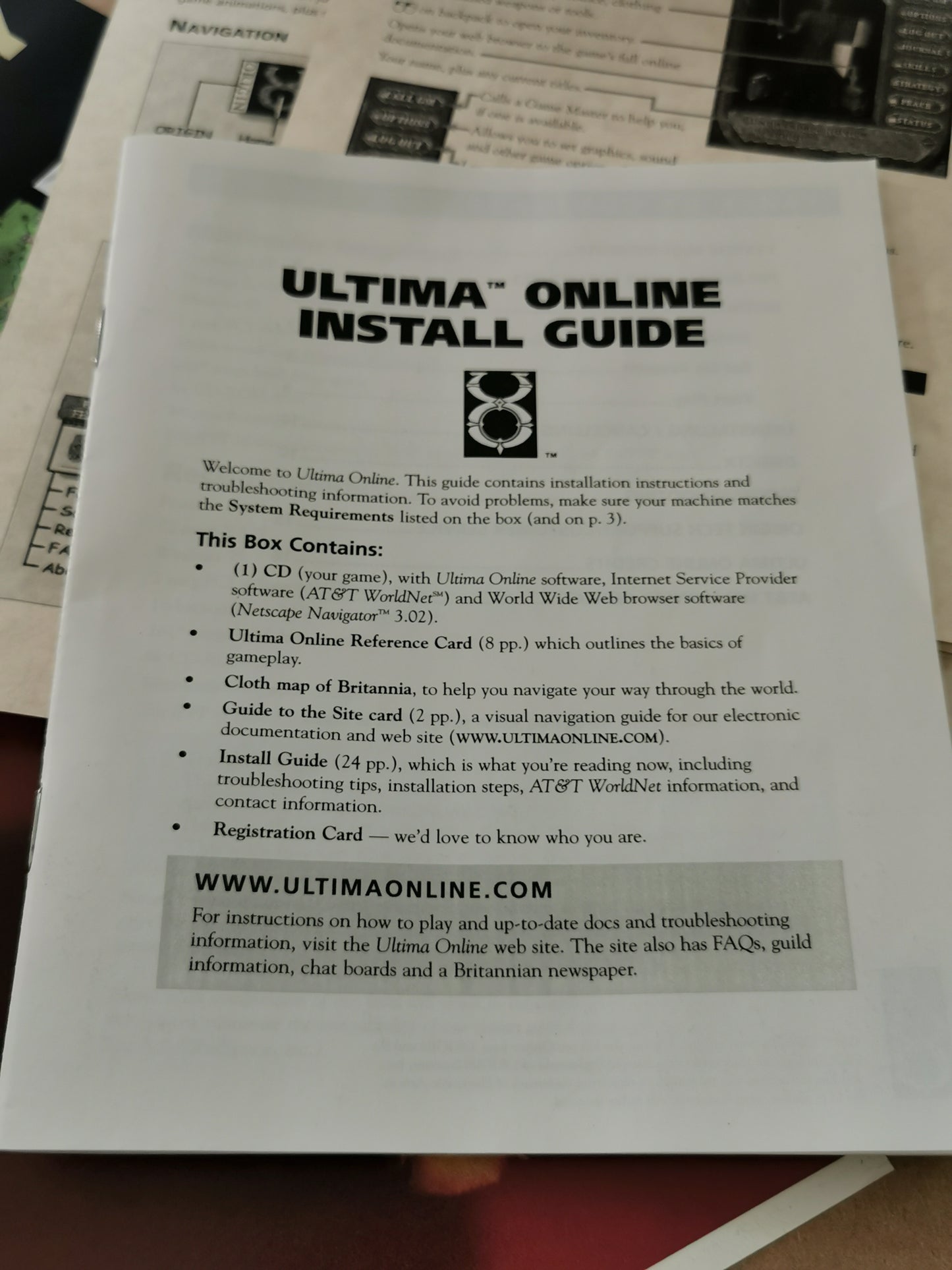Ultima Online (PC) Big Box Origin