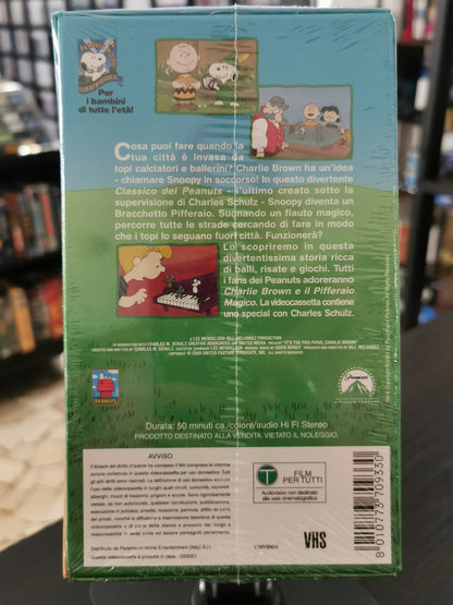 Charlie Brown e il Pifferaio Magico (VHS) *Nuovo e Sigillato