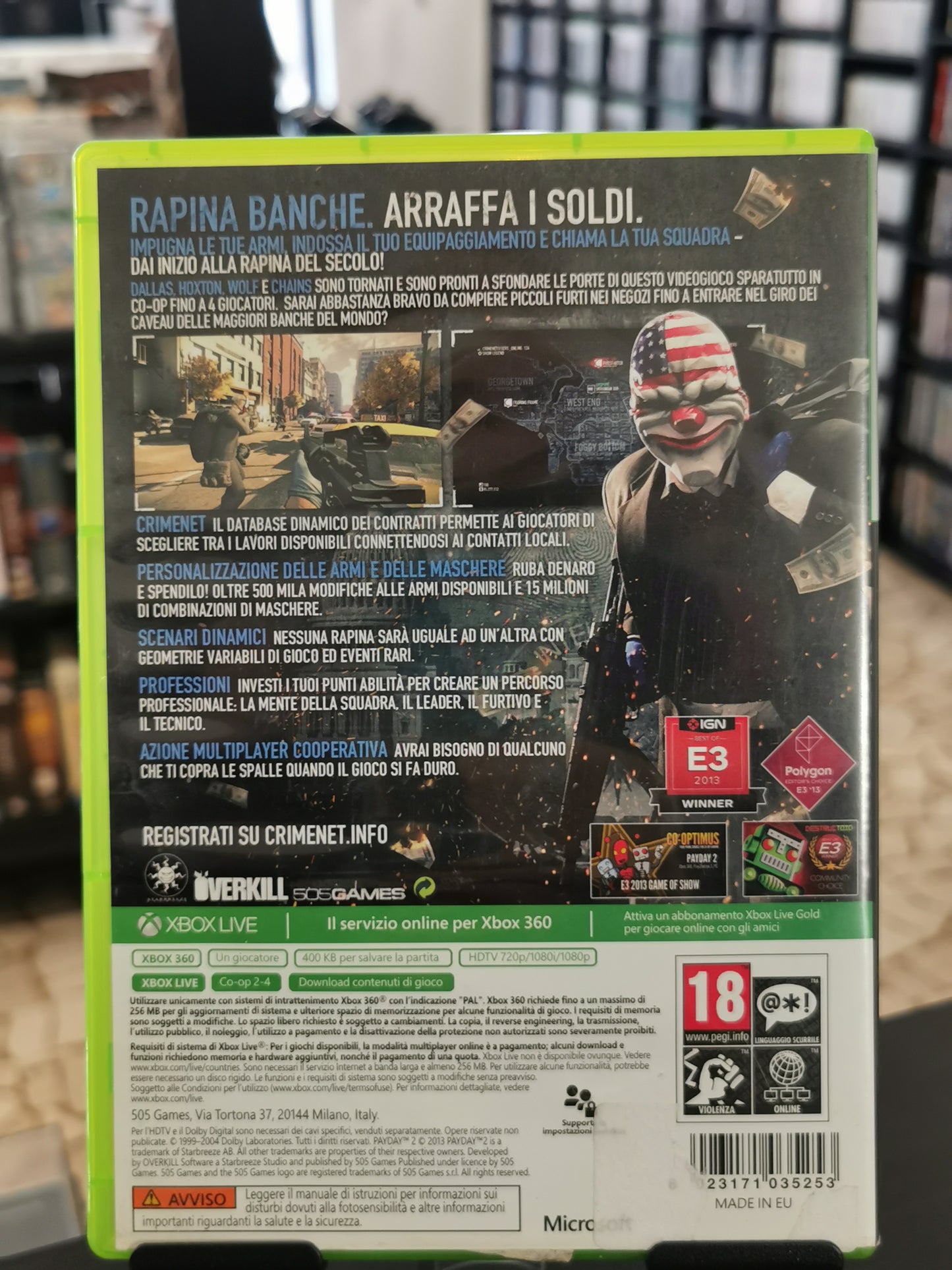 Payday 2 (Xbox 360) – Classics