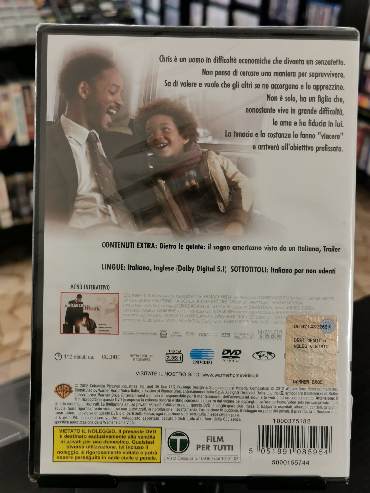 La ricerca della felicità (DVD) *Nuovo