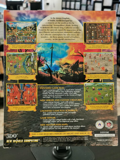 Heroes of Might and Magic III: Armageddon’s Blade (PC) Big Box