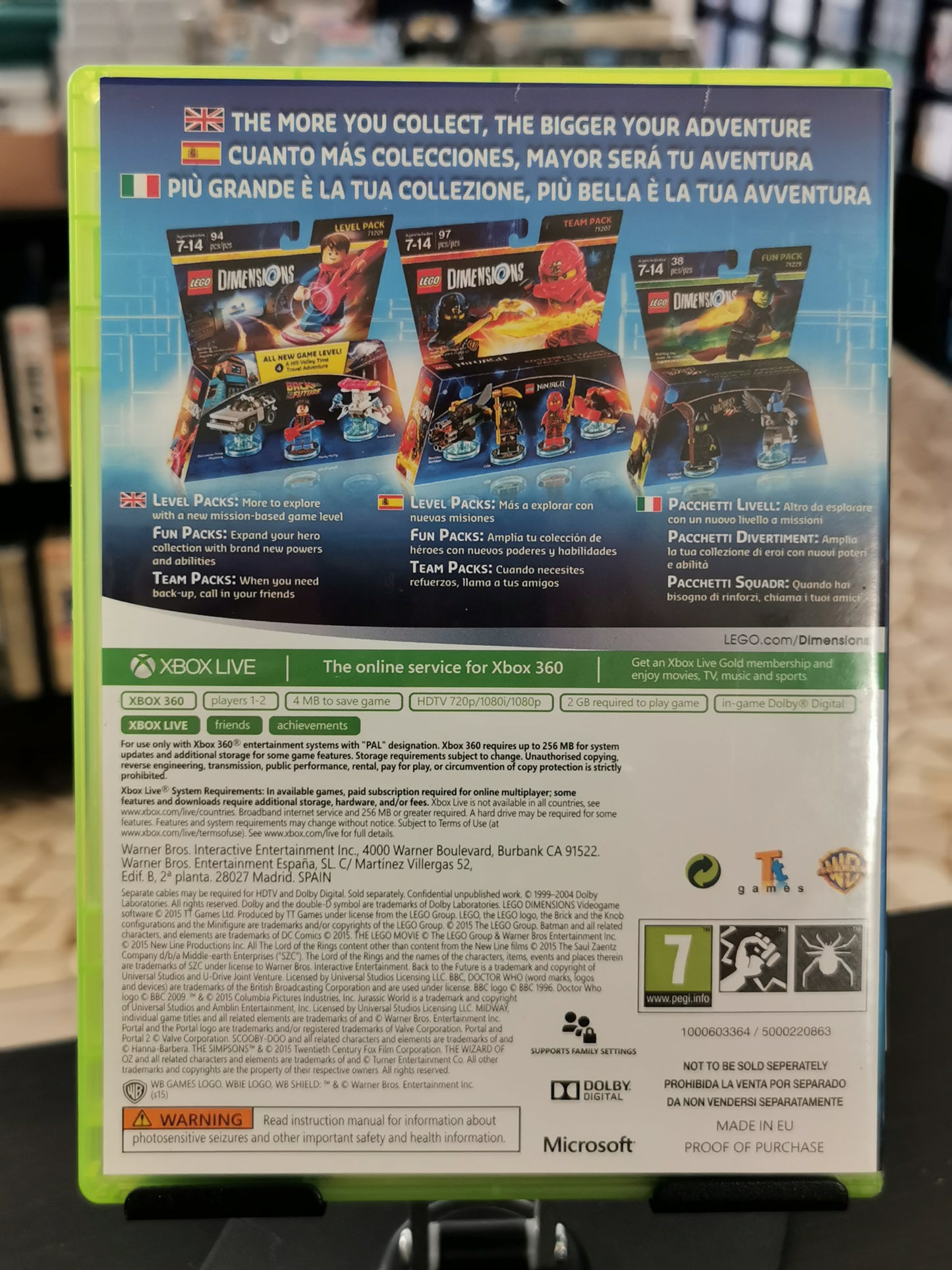 LEGO Dimensions (Xbox 360) *Solo Software