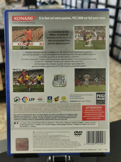 PES 2008: Pro Evolution Soccer (PS2) - Ed. Francia