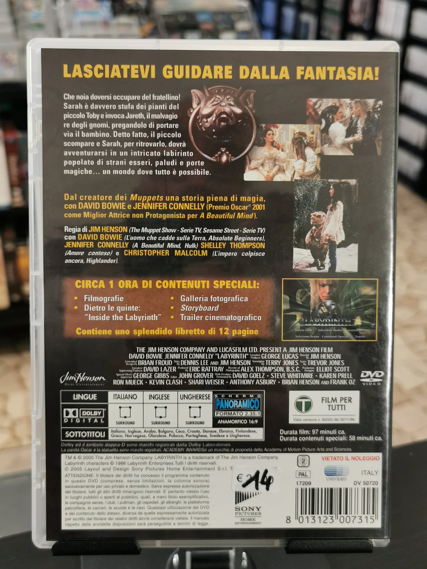 Labyrinth – Dove tutto è possibile (DVD)