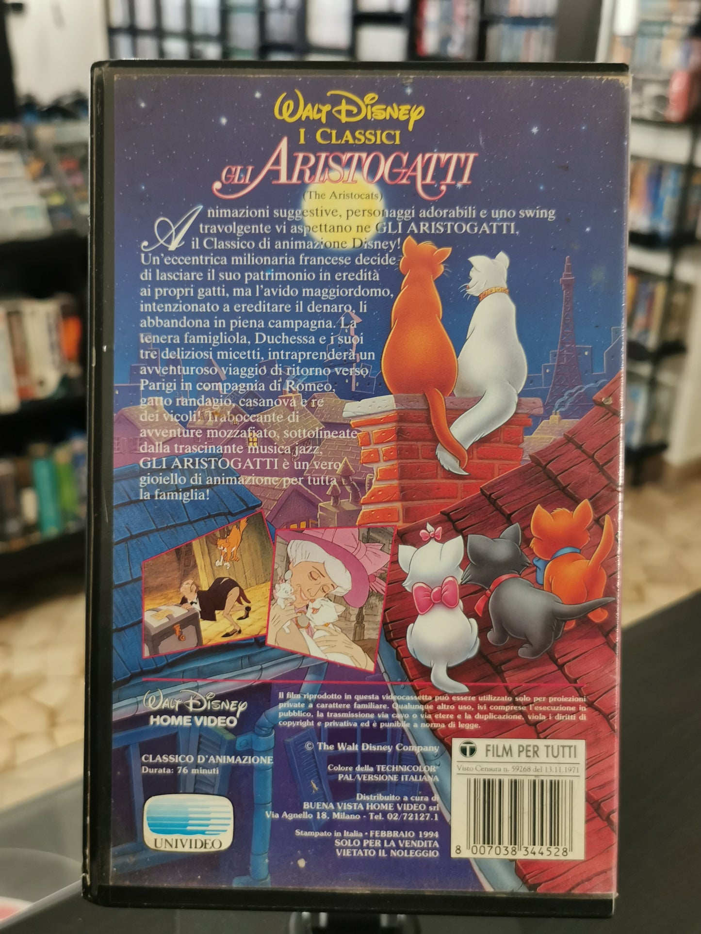 Gli Aristogatti – Walt Disney I Classici (VHS)