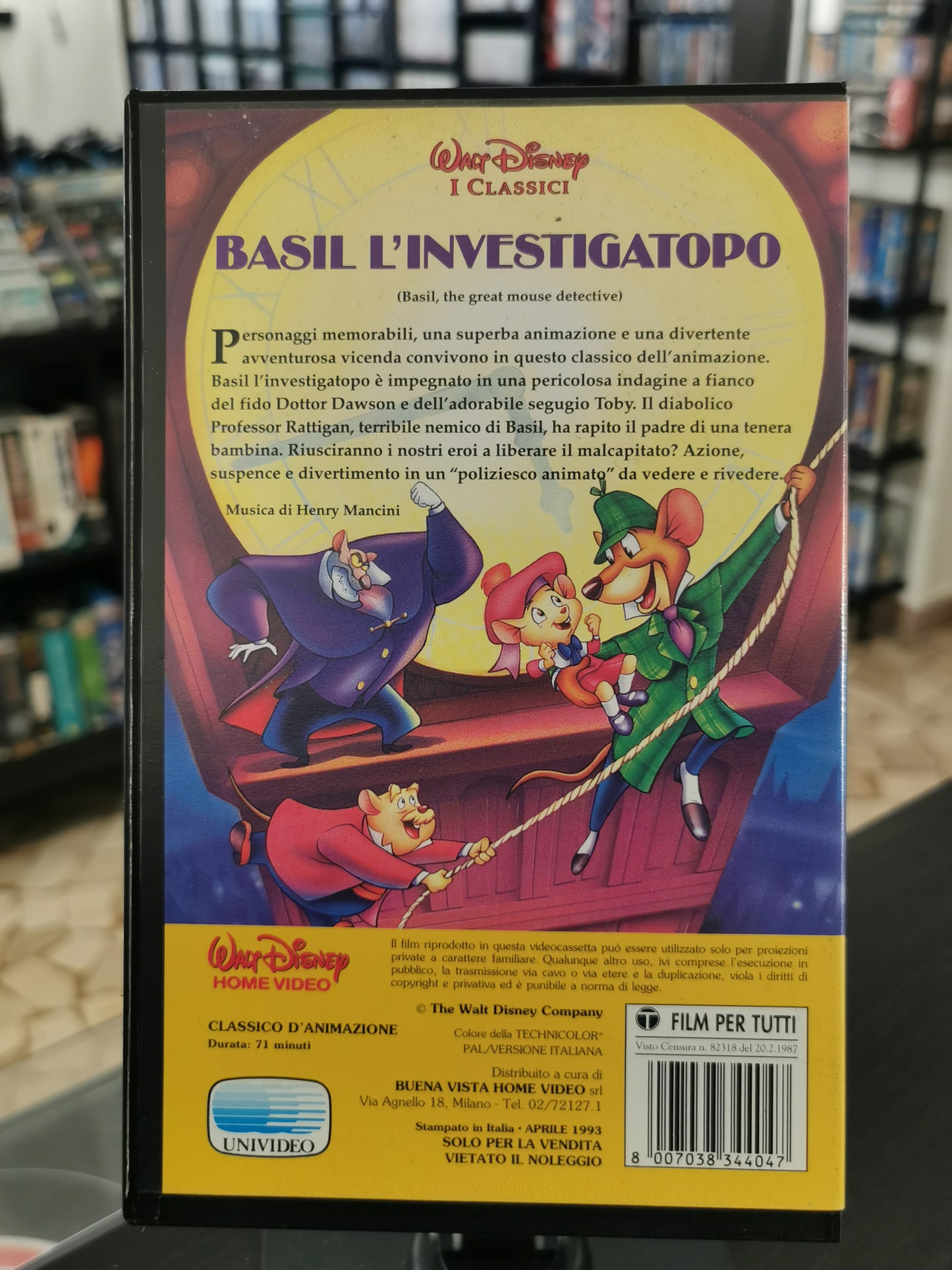 Basil l’investigatopo – Walt Disney I Classici (VHS)