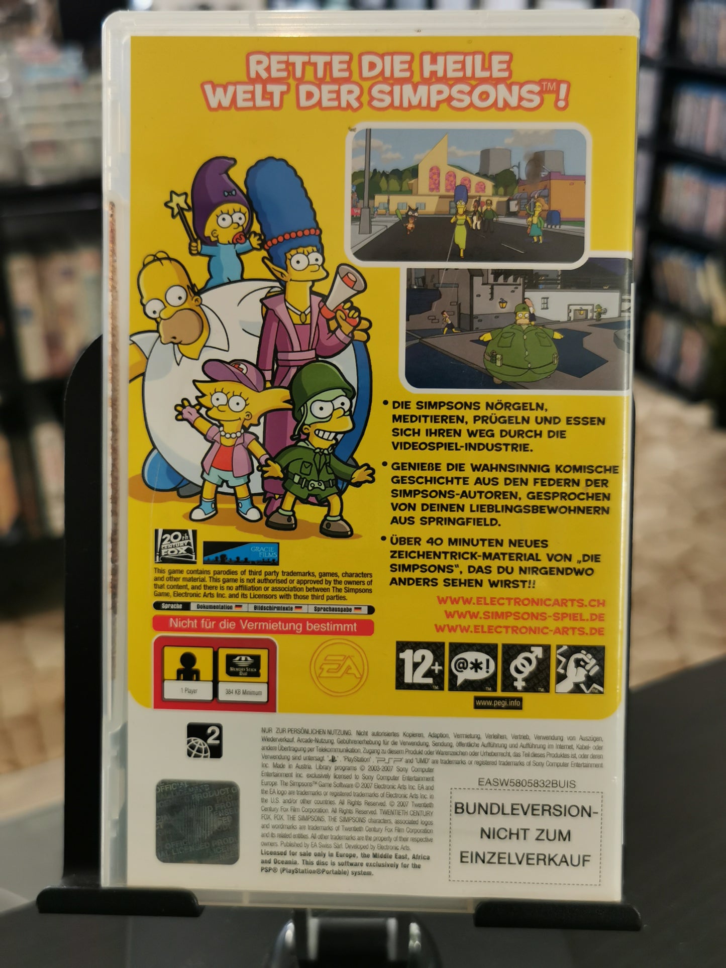 Die Simpsons: Das Spiel (PSP) – Senza Manuale