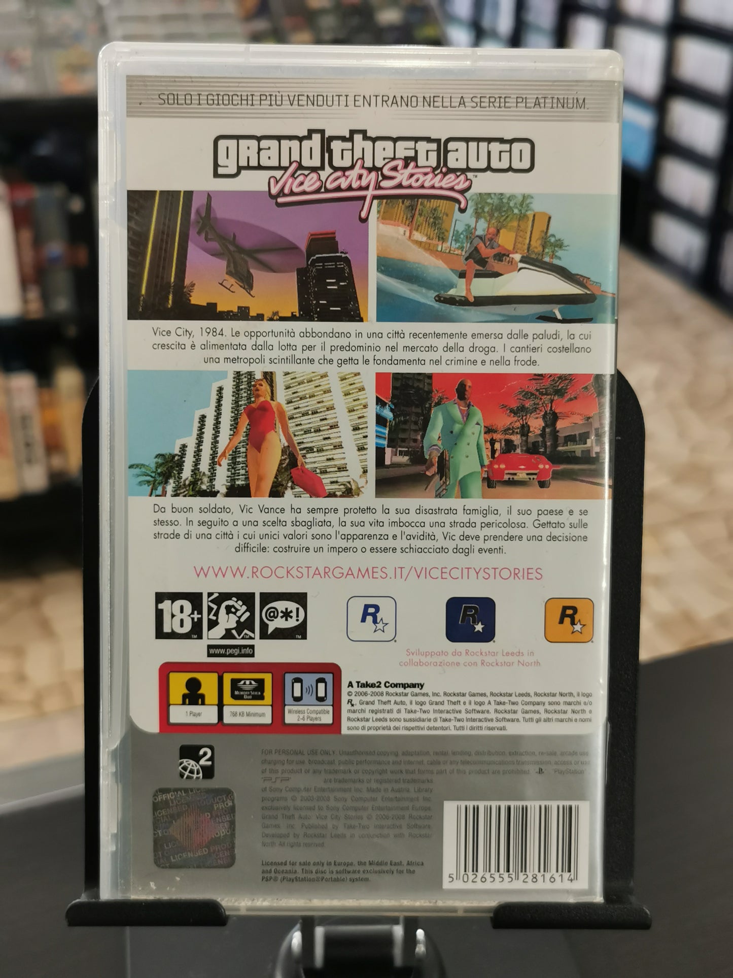 Grand Theft Auto Vice City Stories (PSP) - Platinum - Senza Manuale