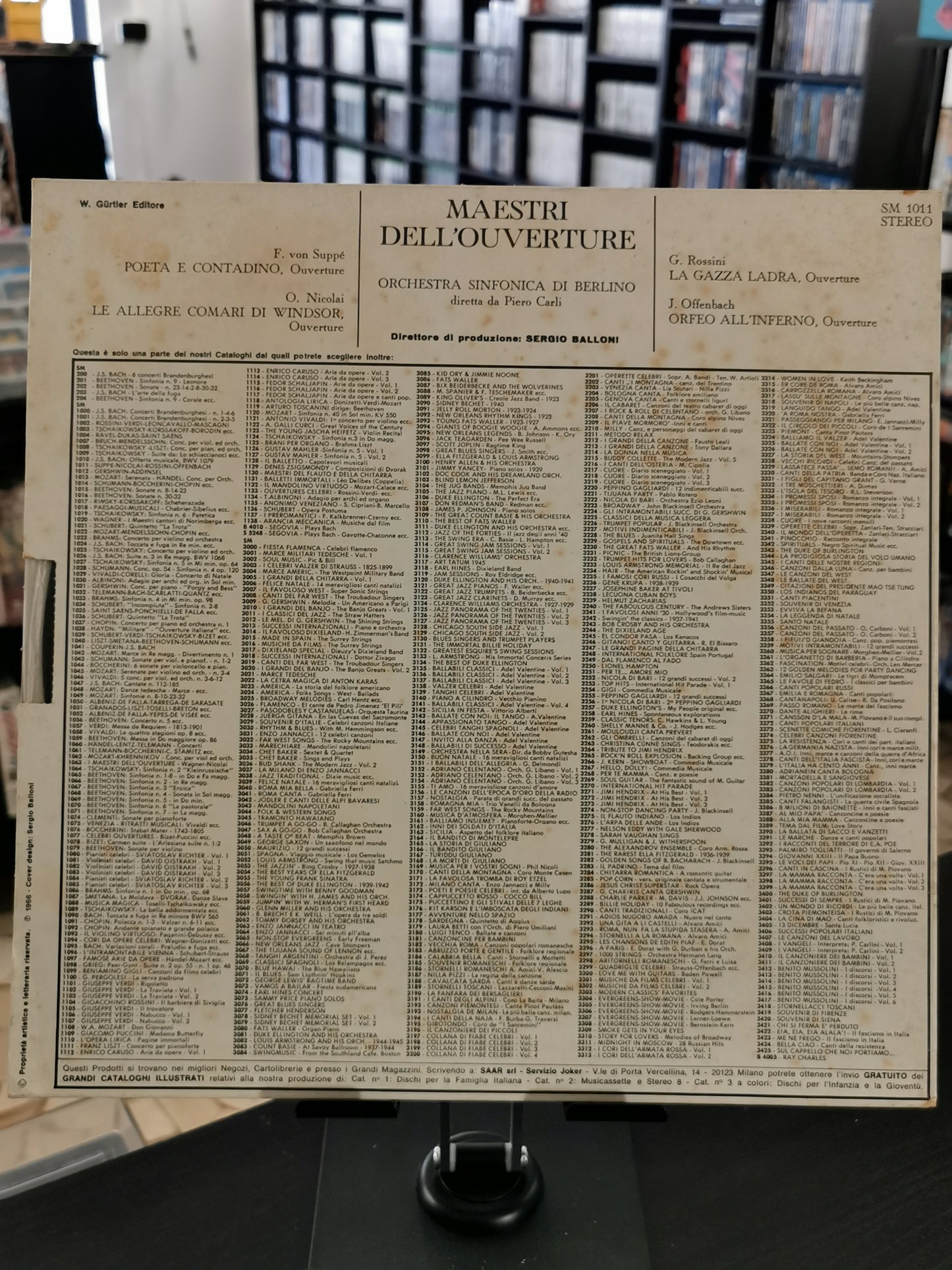 Maestri dell’Ouverture – Orchestra Sinfonica di Berlino (LP)