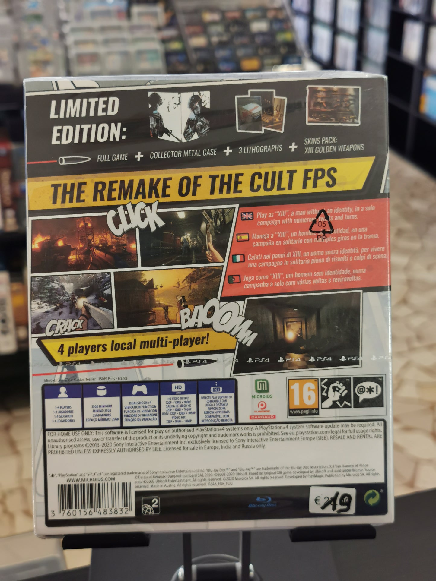 XIII Limited Edition (PS4) *Nuovo