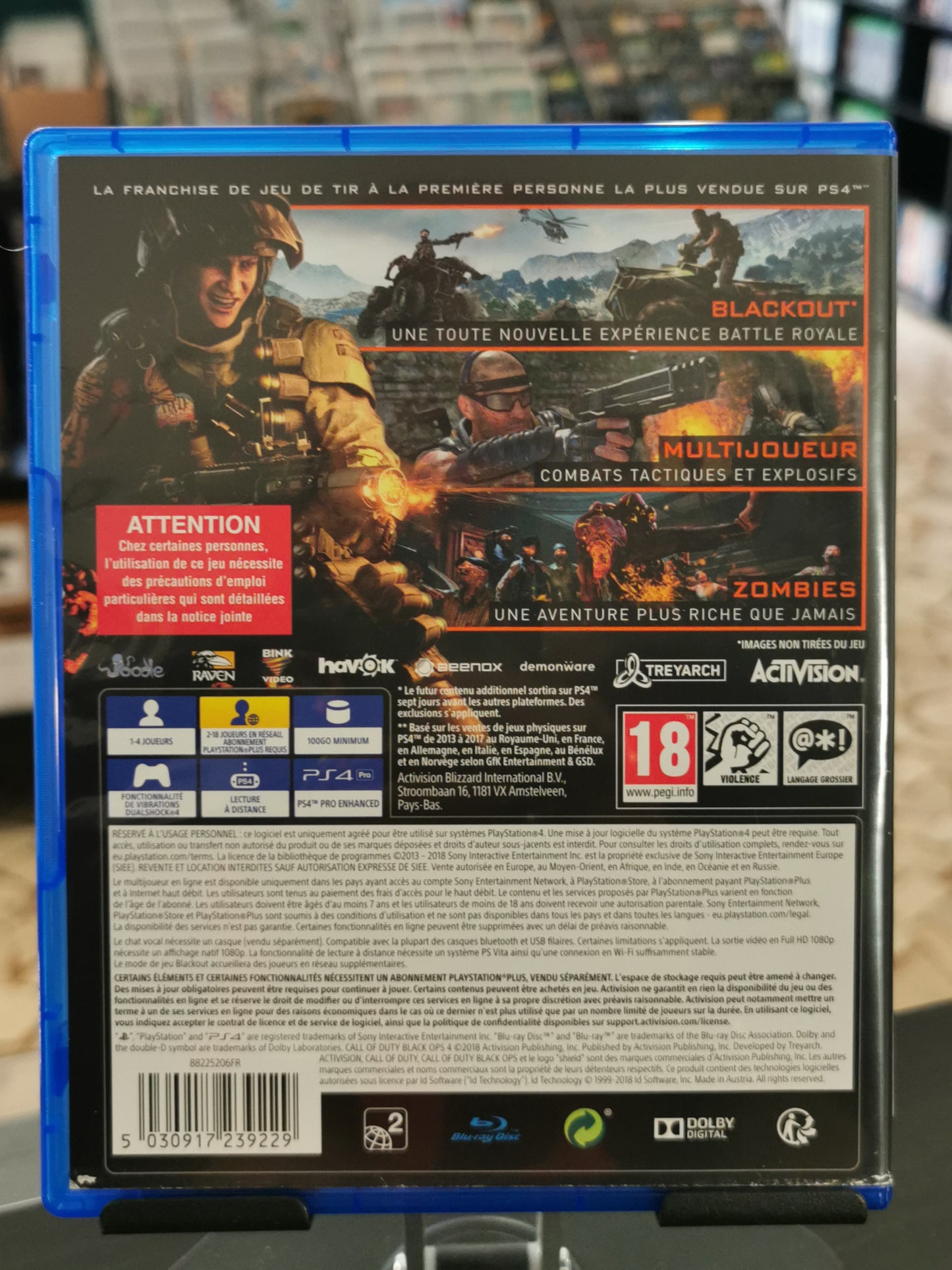 Call of Duty Black Ops IIII (PS4) - FRA