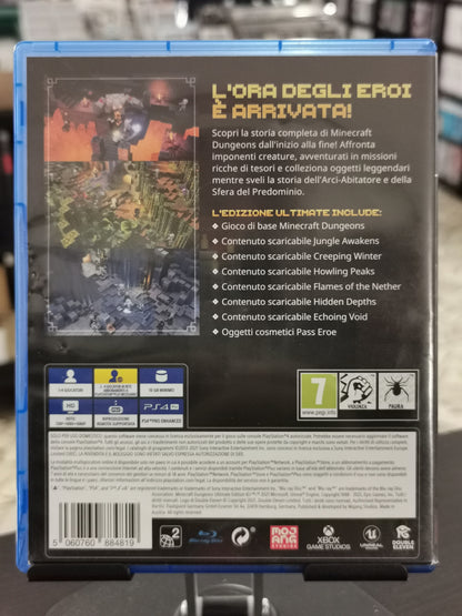 Minecraft Dungeons Ultimate Edition (PS4)