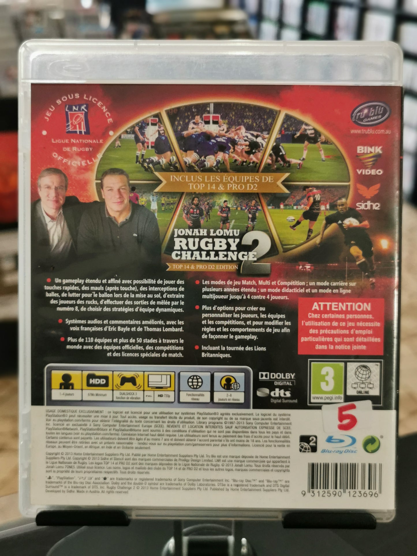 Jonah Lomu Rugby Challenge 2 (PS3)