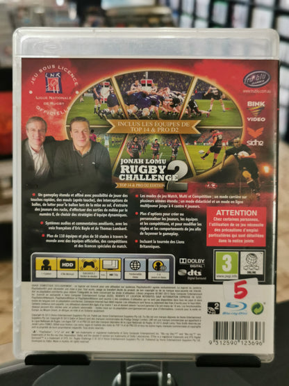 Jonah Lomu Rugby Challenge 2 (PS3)