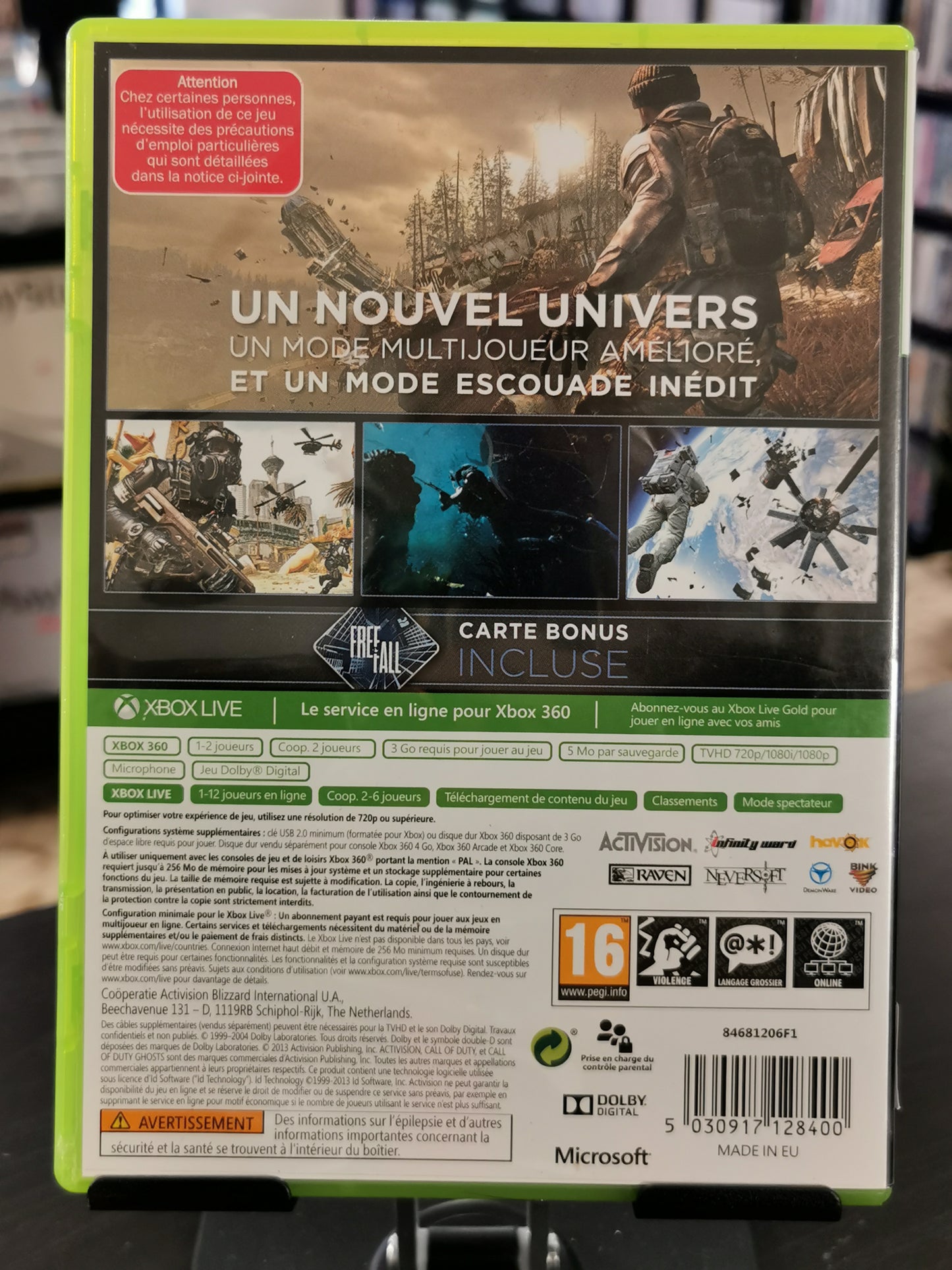 Call of Duty: Ghosts (Xbox 360) Ed. Francia