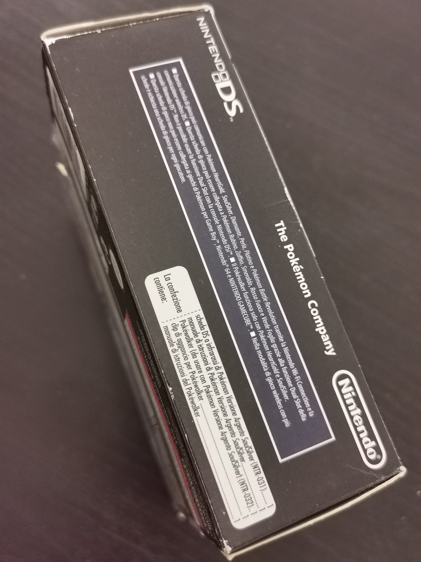 Pokémon Versione Argento SoulSilver (DS) + Pokewalker (con difetto)