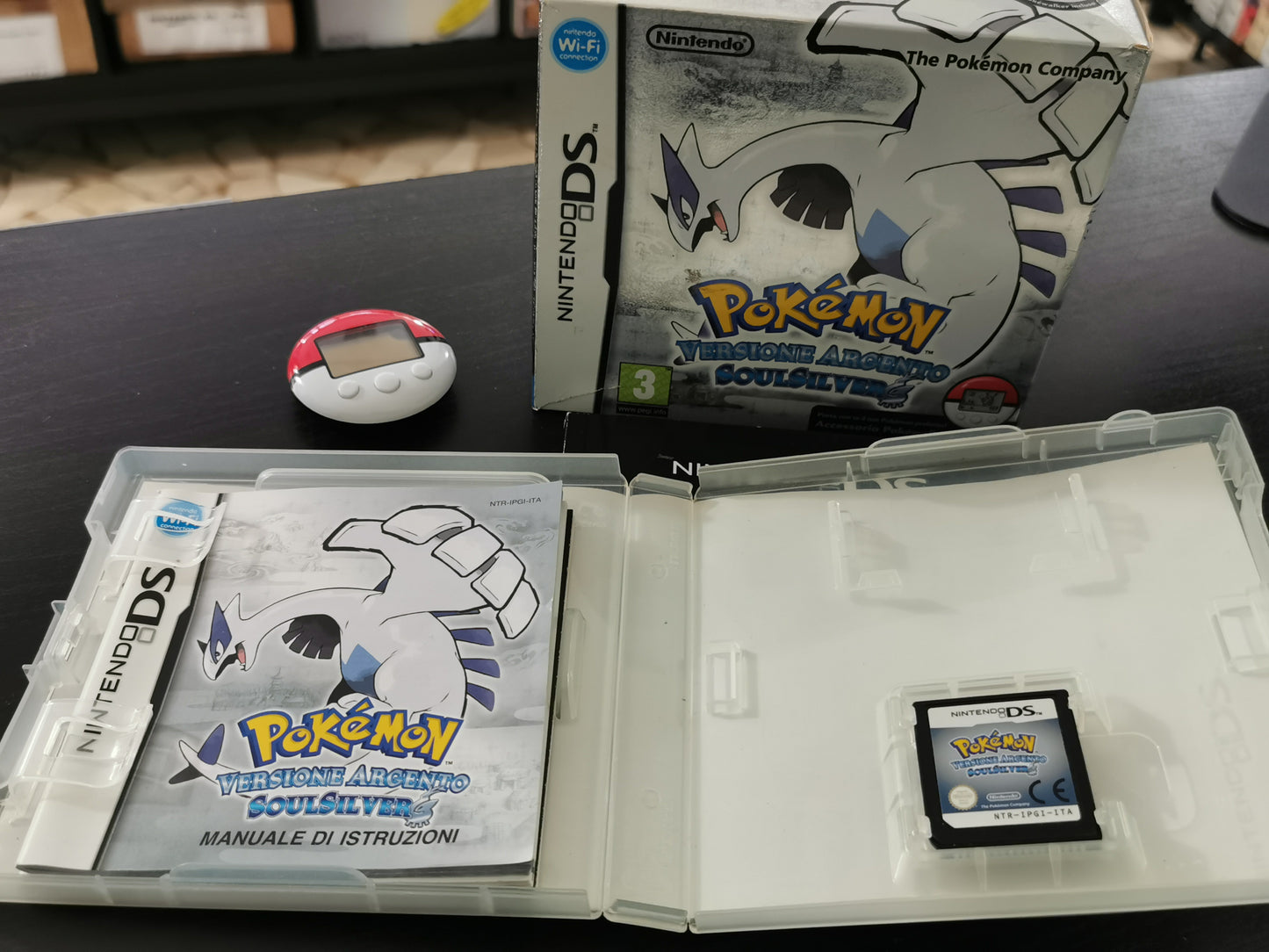 Pokémon Versione Argento SoulSilver (DS) + Pokewalker (con difetto)