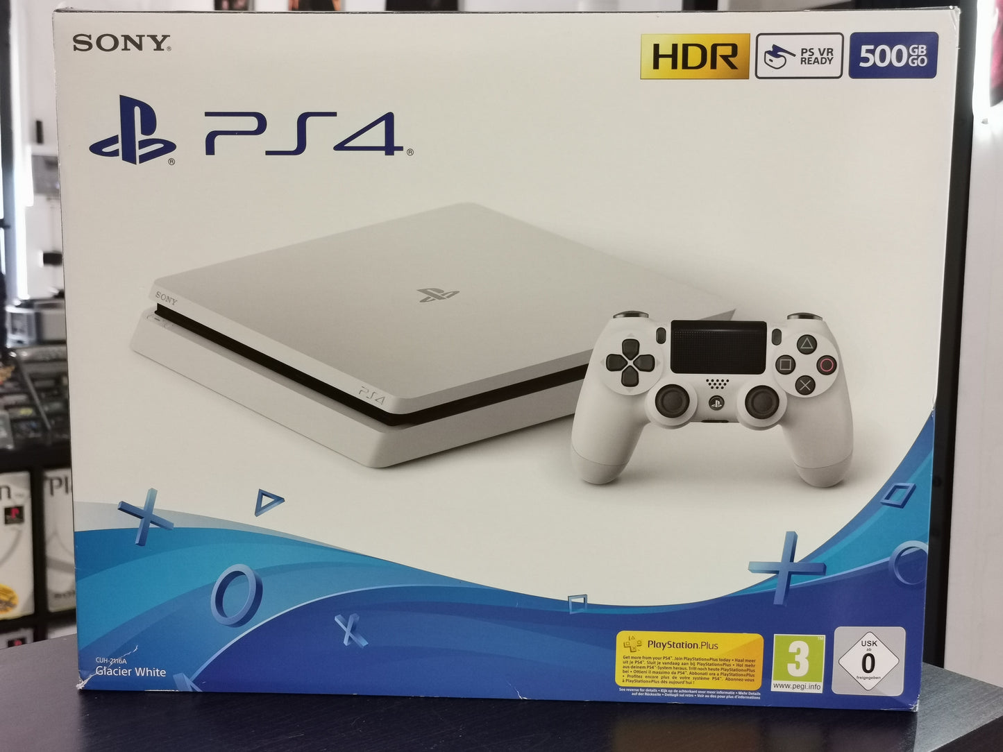PlayStation 4 Slim 500GB Glacier White (PS4)