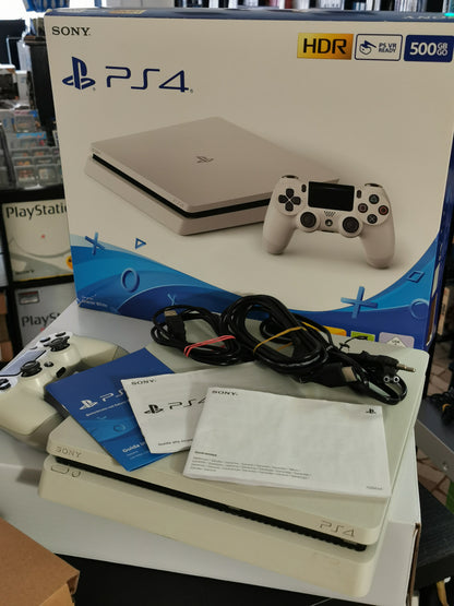 PlayStation 4 Slim 500GB Glacier White (PS4)