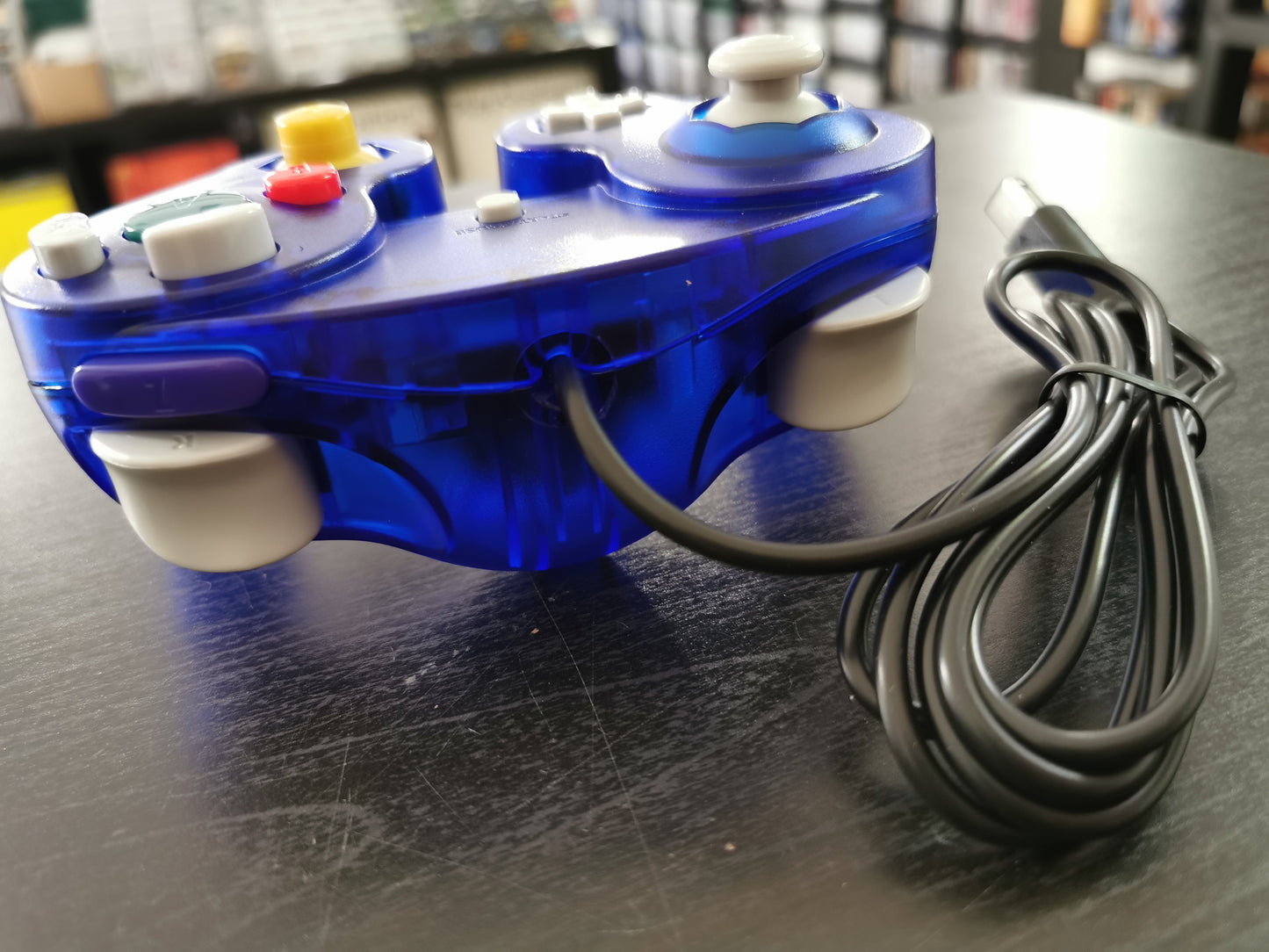 Controller Compatibile Nintendo GameCube Trasparente Viola