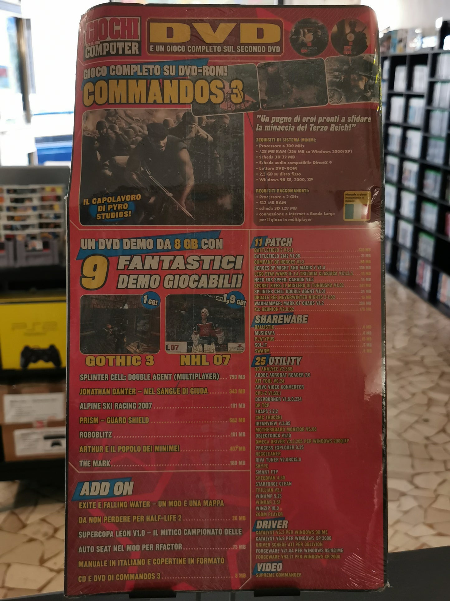 Giochi per il Mio Computer N° 125 – Gennaio 2007 + Commandos 3 (Rivista)
