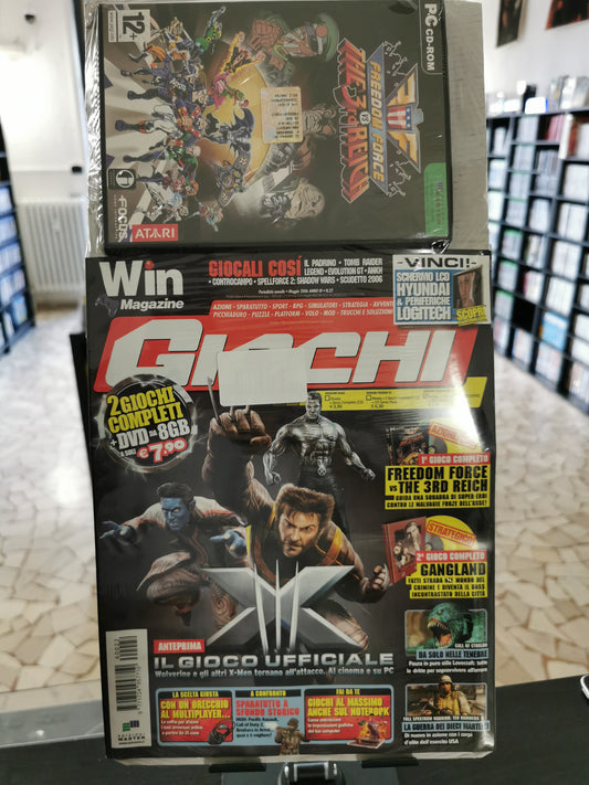 Win Magazine Giochi N° 22 – Maggio 2006 + Freedom Force vs The 3rd Reich / Gangland (Rivista)