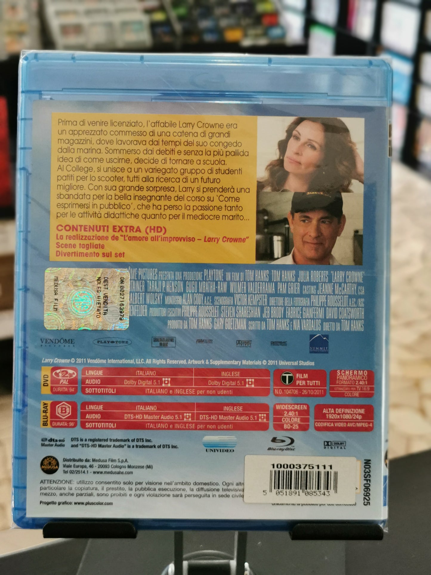L’amore all’improvviso - Larry Crowne (Blu-ray) + (DVD) *Nuovo