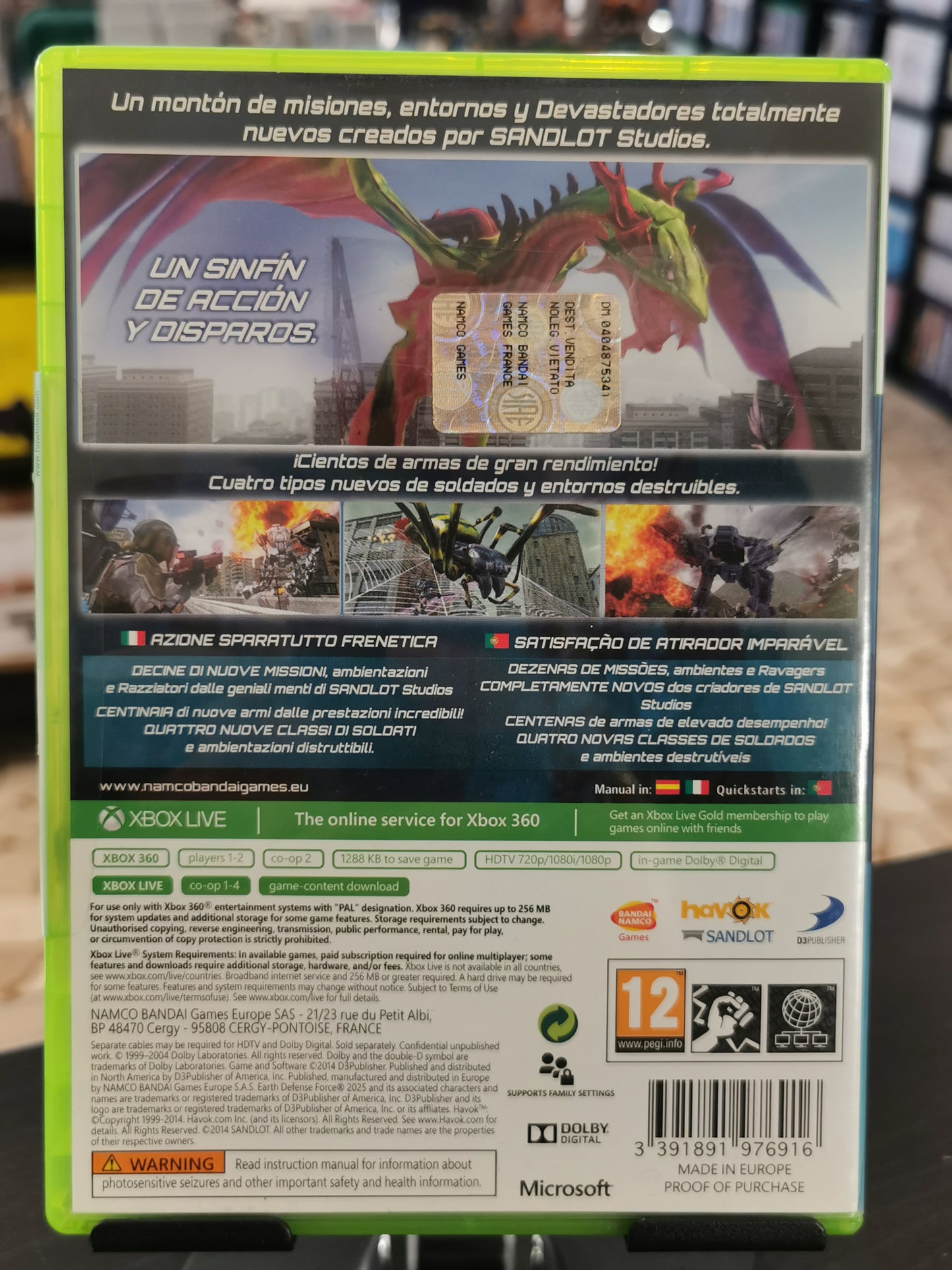 Earth Defense Force 2025 (Xbox 360)