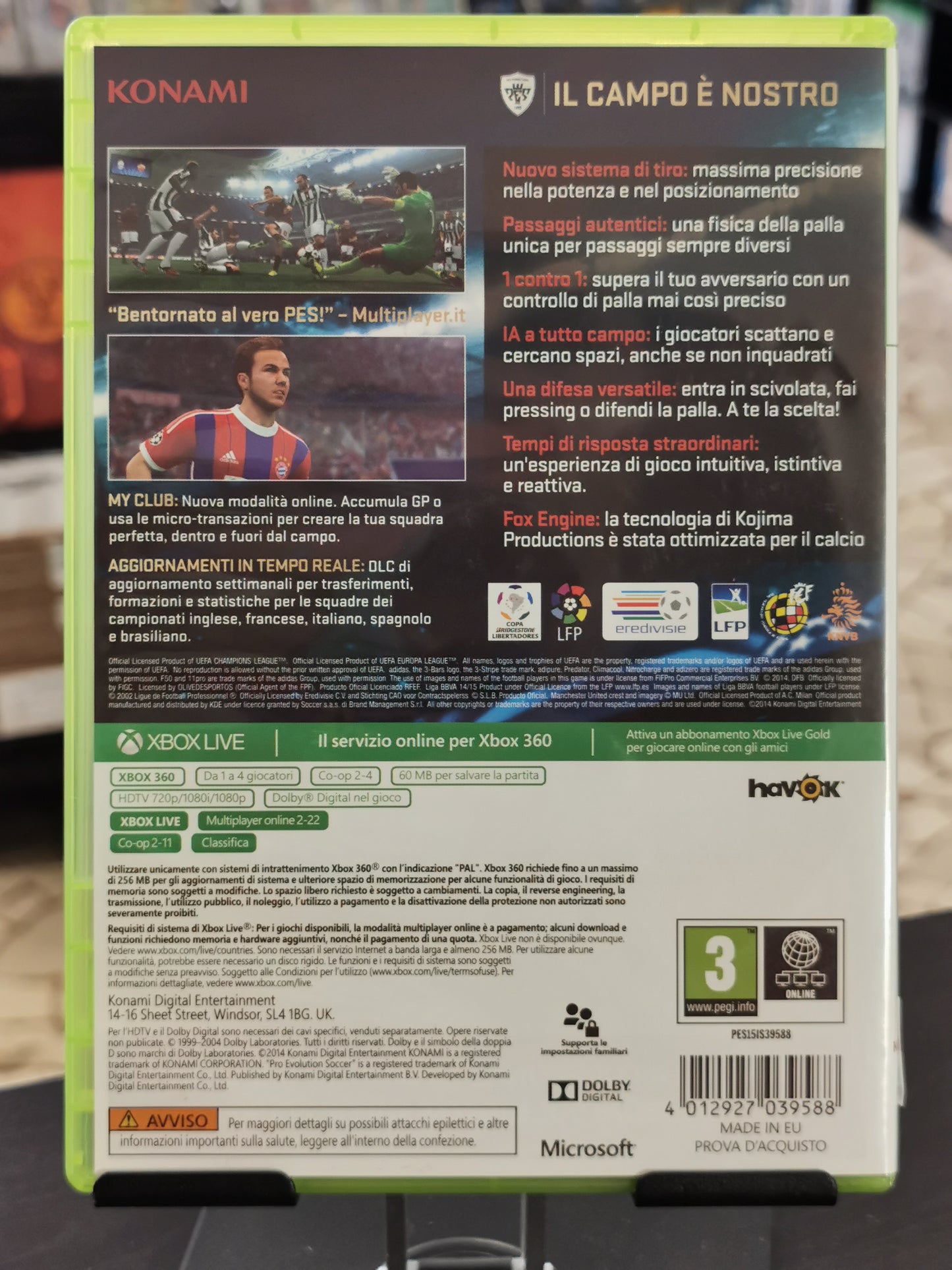 Pro Evolution Soccer 2015 (Xbox 360)