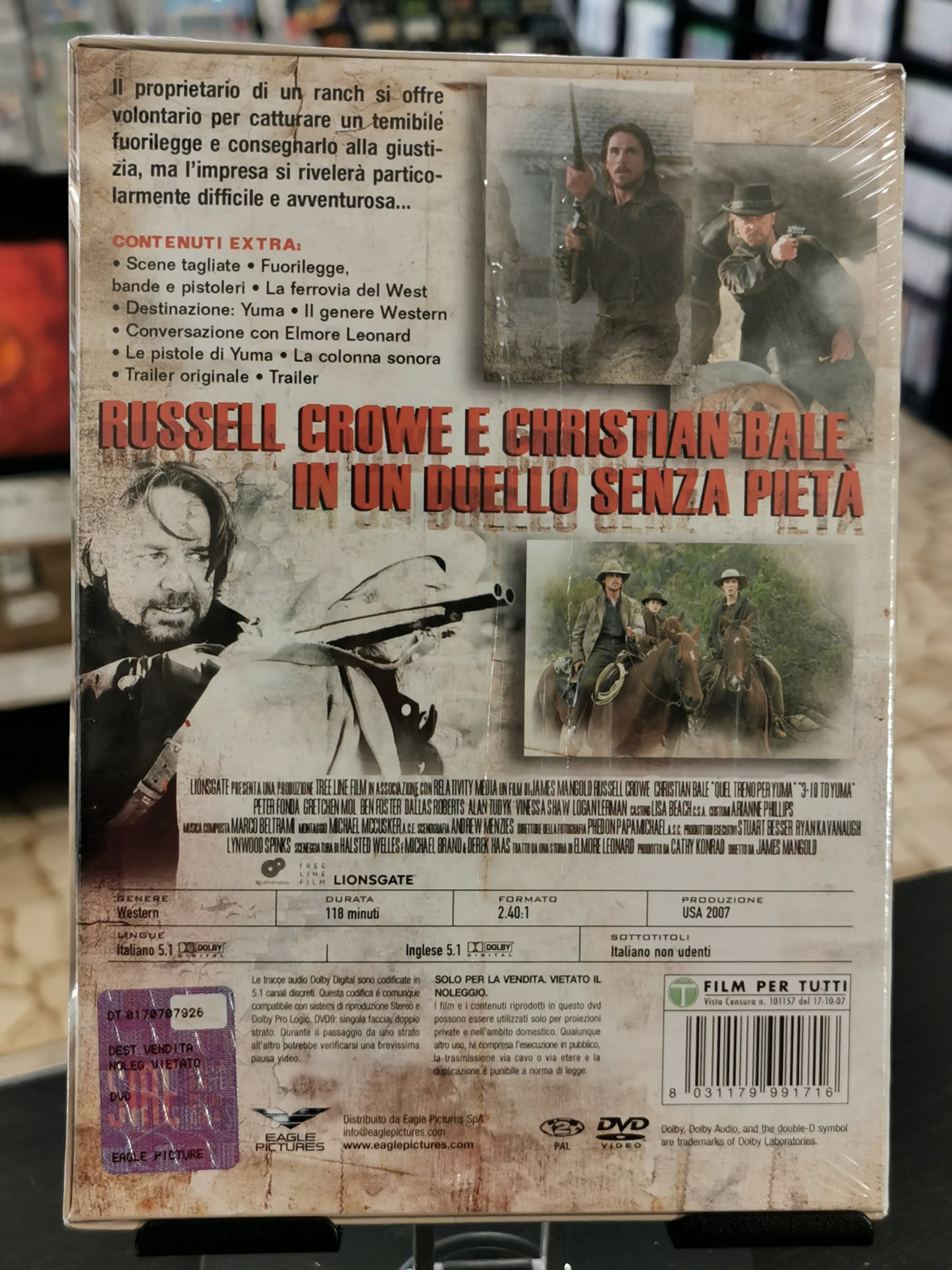 Quel treno per Yuma (DVD) *Nuovo
