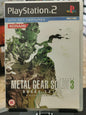 Metal Gear Solid 3: Snake Eater (PS2) UK