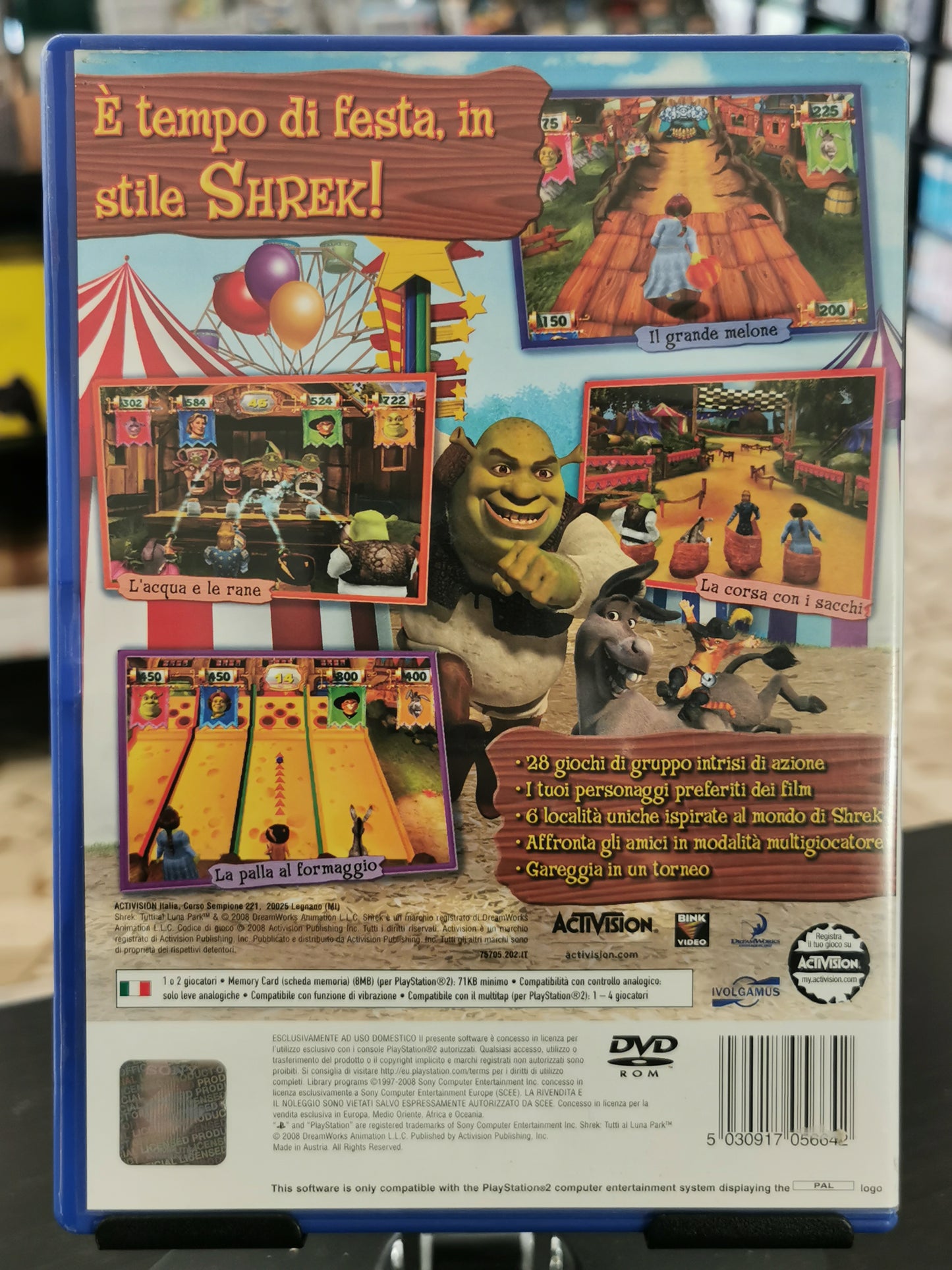 Shrek: Tutti al Luna Park Mini-Giochi (PS2)