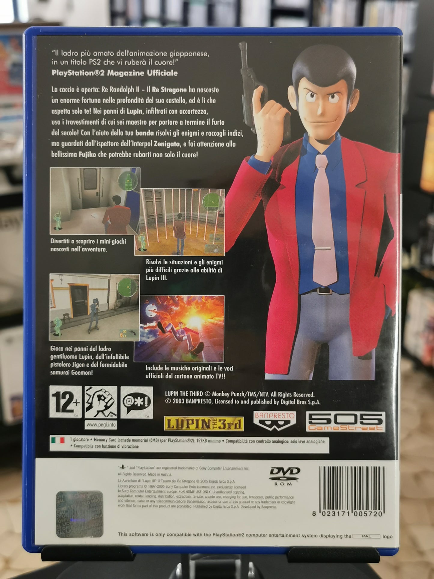 Le Avventure di Lupin III: Il Tesoro del Re Stregone (PS2)