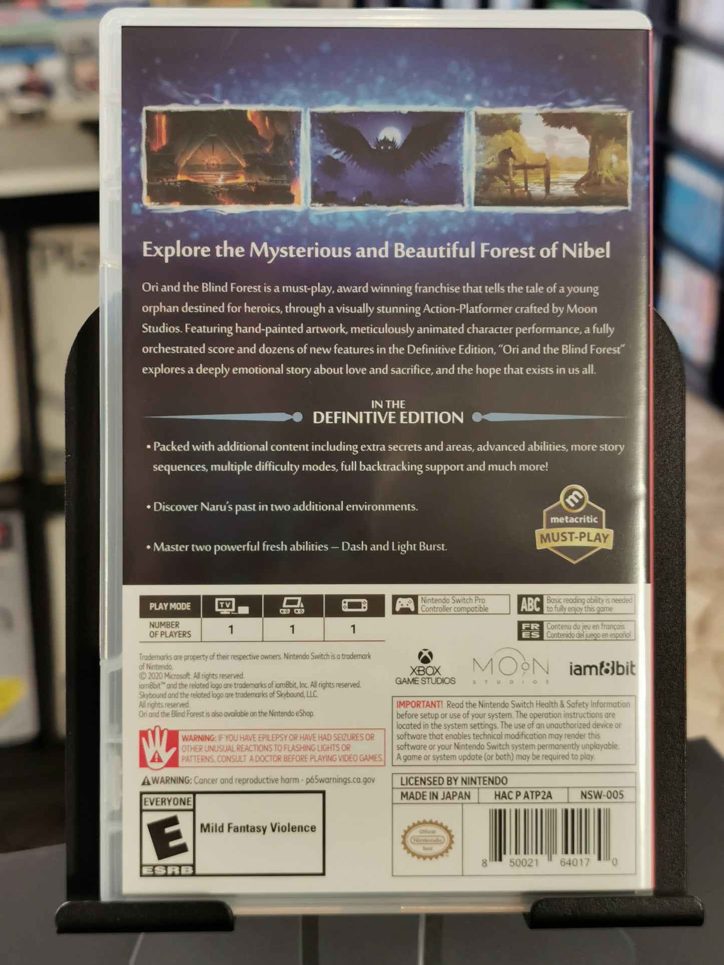 Ori and the Blind Forest: Definitive Edition (Switch)