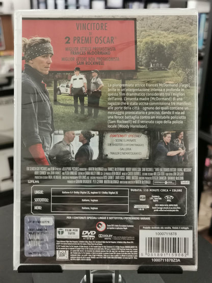 Tre Manifesti a Ebbing, Missouri (DVD) *Nuovo