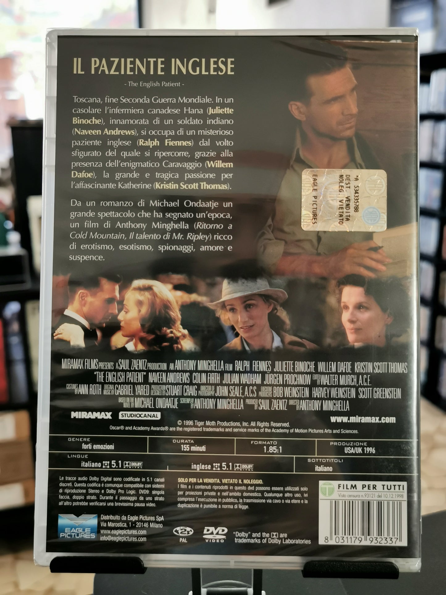 Il Paziente Inglese (DVD) *Nuovo