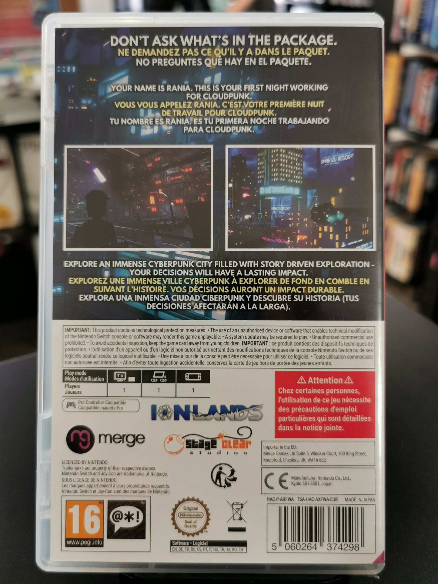 Cloudpunk (Switch)