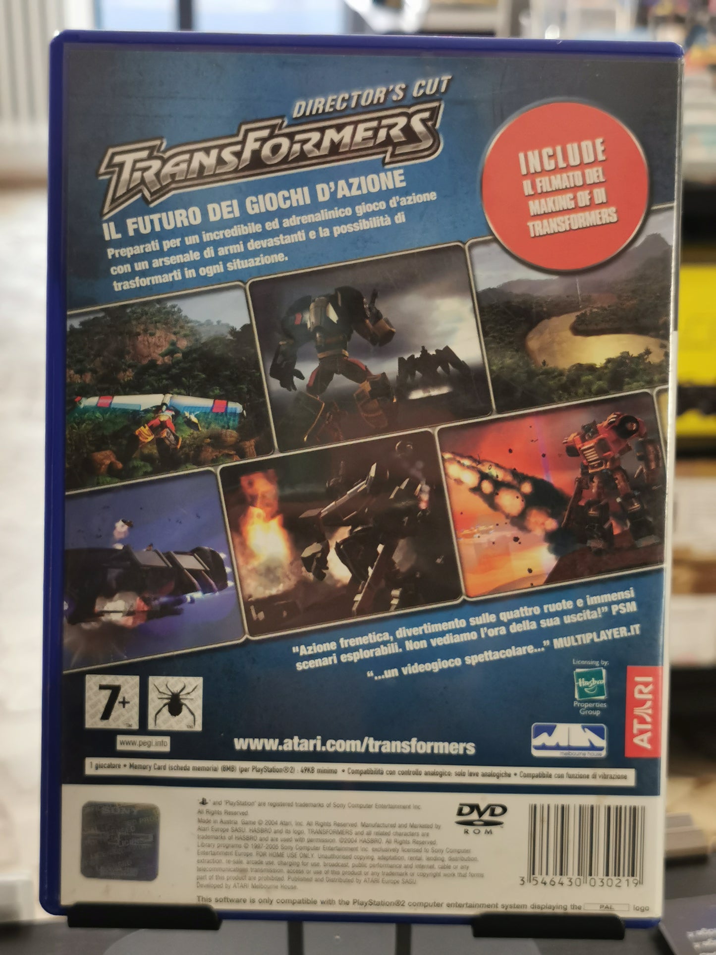 Transformers: Director’s Cut (PS2)