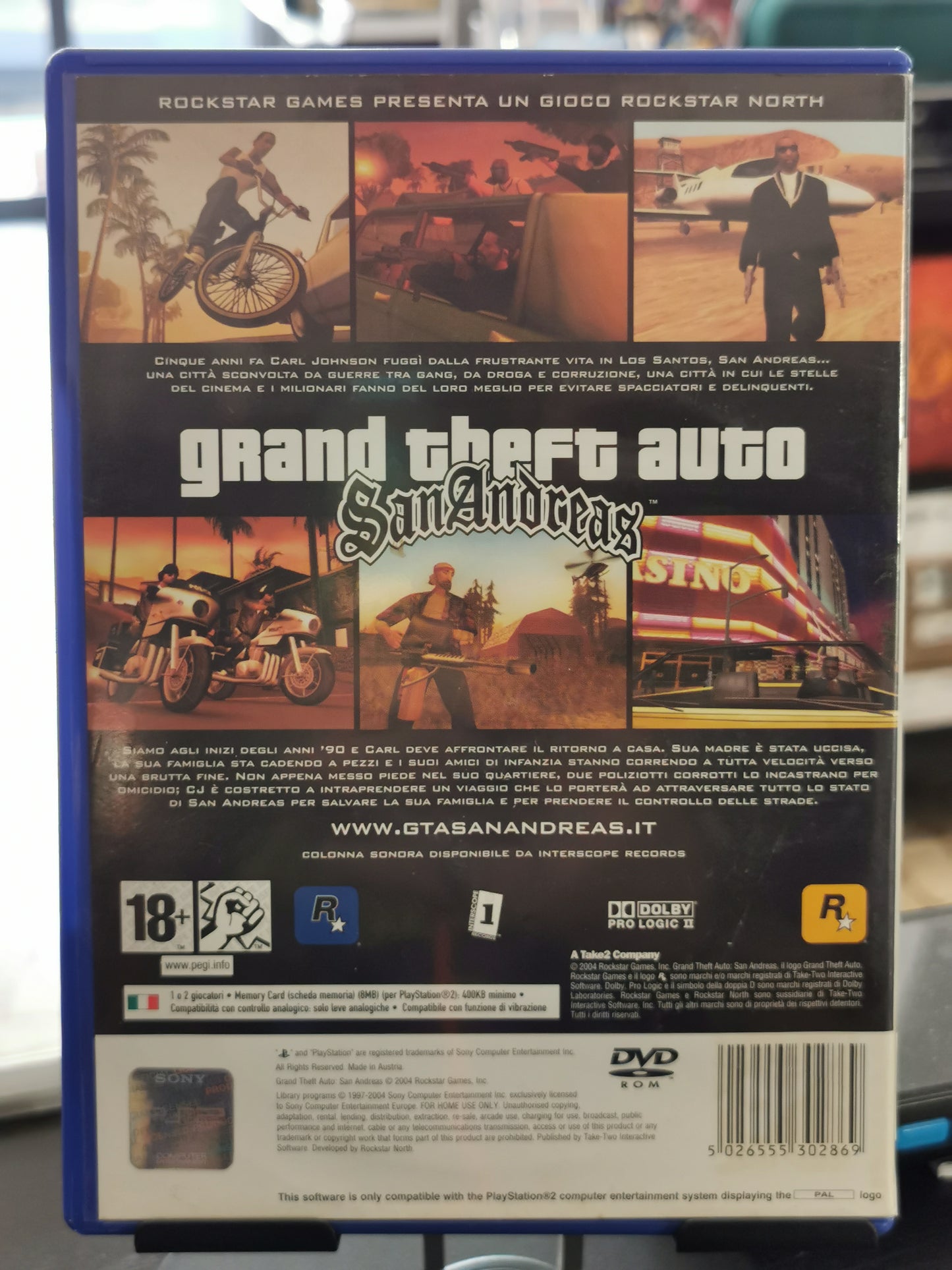 Grand Theft Auto: San Andreas (PS2) - No Mappa