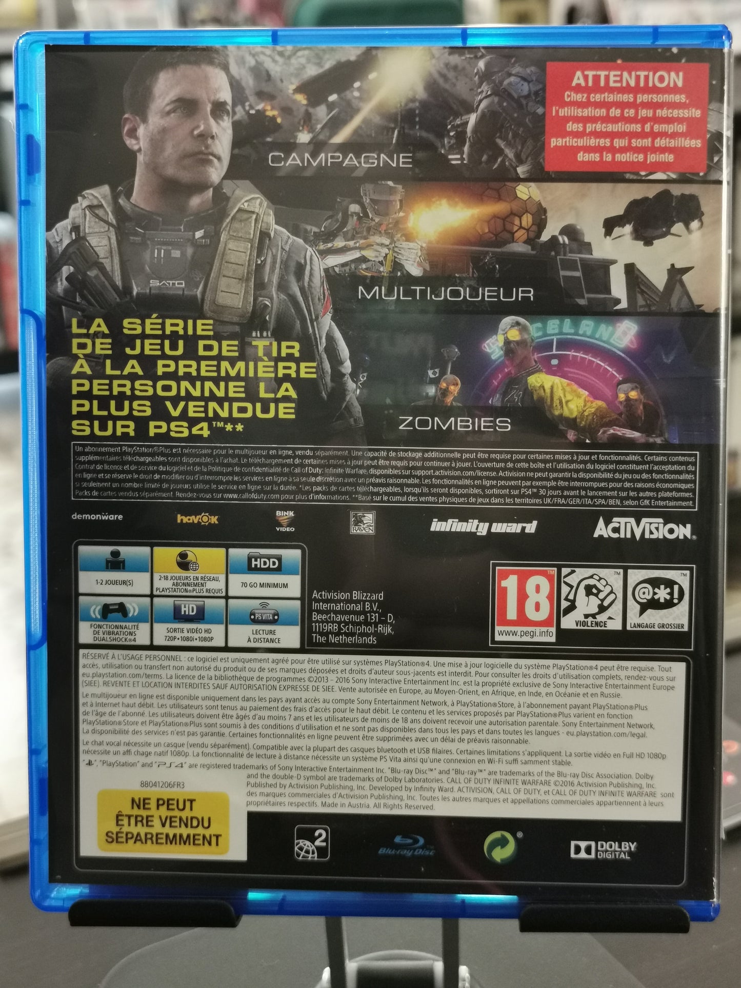 Call of Duty: Infinite Warfare (PS4) Fra/Ing