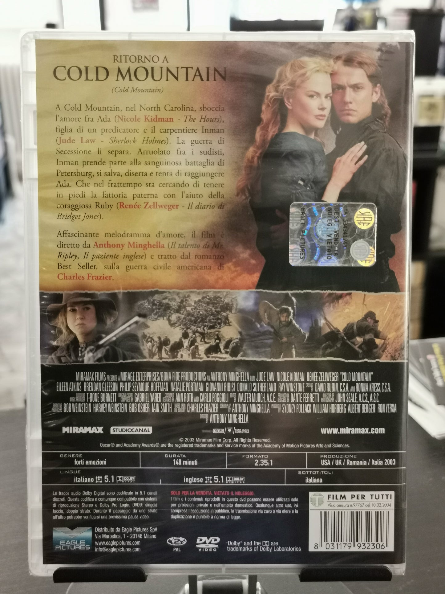 Ritorno a Cold Mountain (DVD) *Nuovo