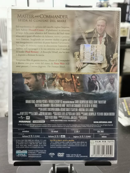 Master and Commander - Sfida ai confini del mare (DVD) *Nuovo