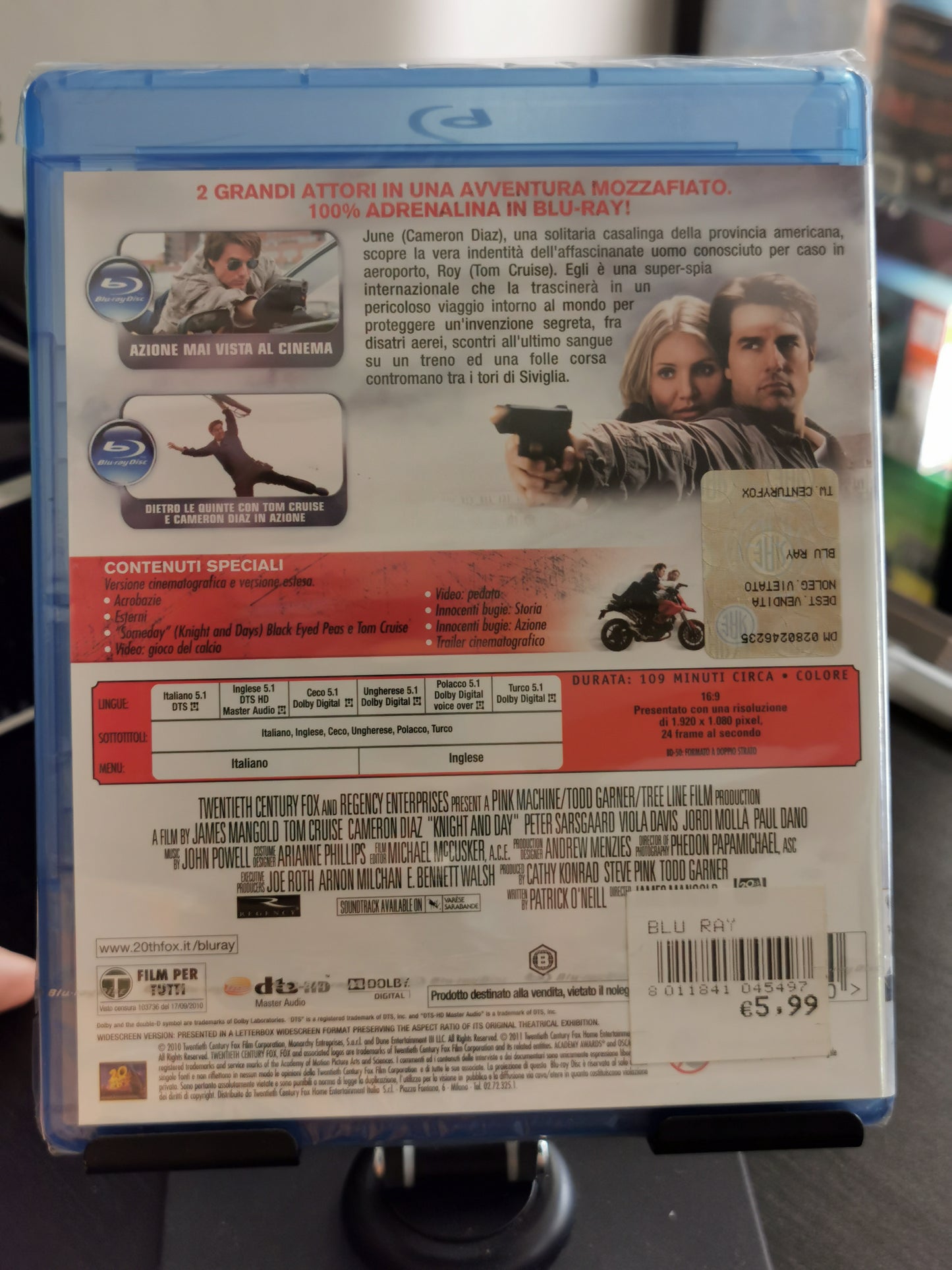 Knight and Day - Innocenti Bugie (Blu-ray) *Nuovo